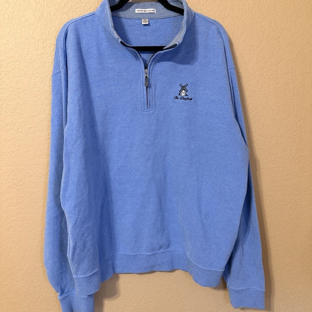 PETER MILLAR Men's Crown Comfort Qtr Zip Long Sleeve Pullover XL The Danforth